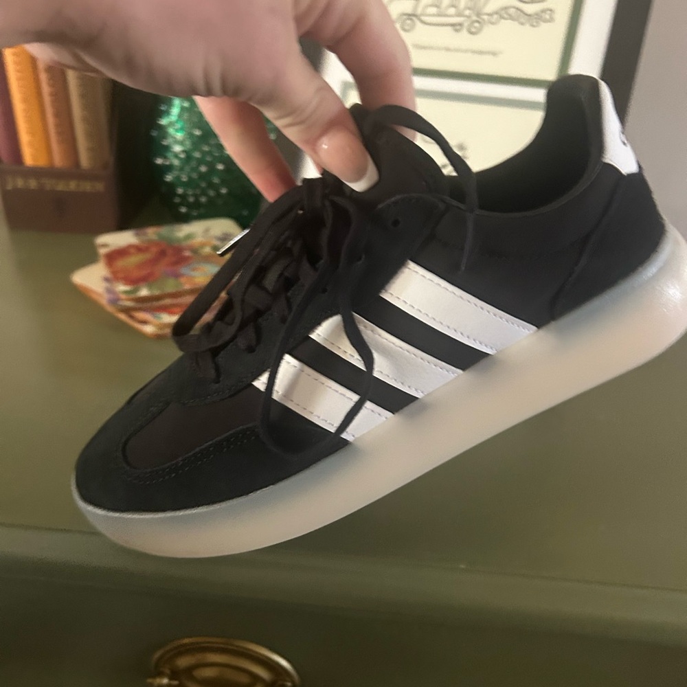 Adidas Black and White Barreda Decode Shoes